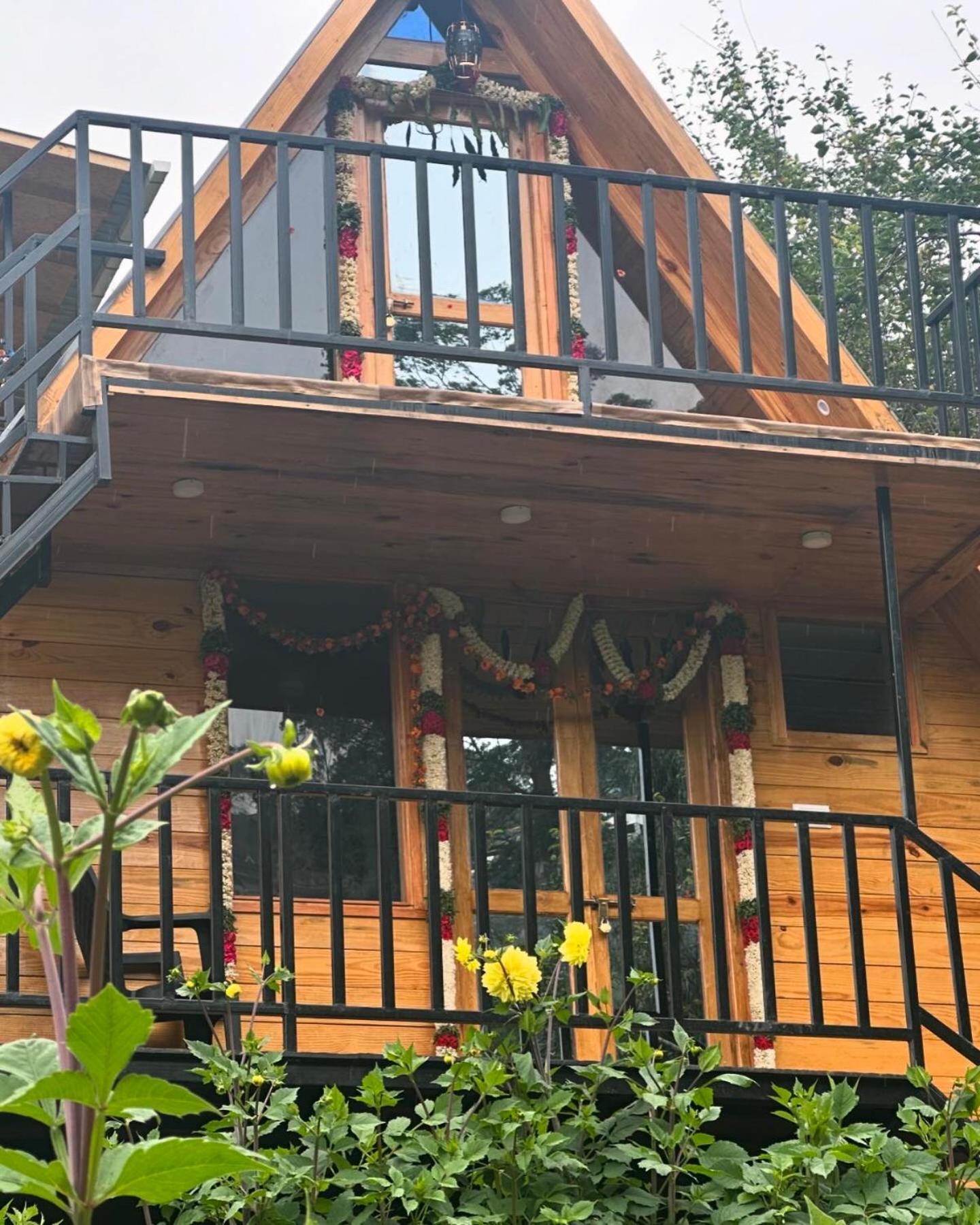 Magica Mount A Frame Wood House Villa Kodaikanal Exteriör bild