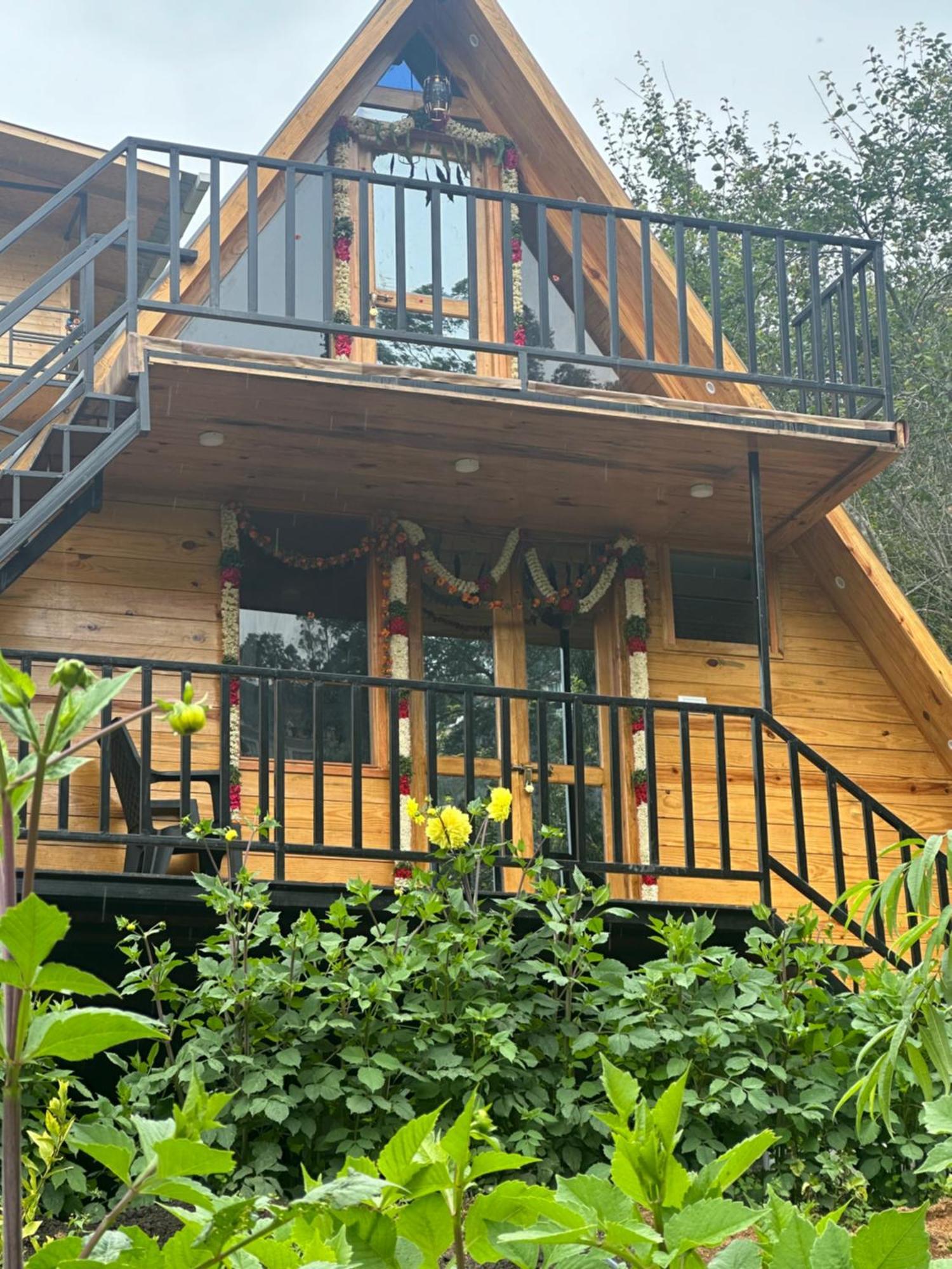 Magica Mount A Frame Wood House Villa Kodaikanal Exteriör bild